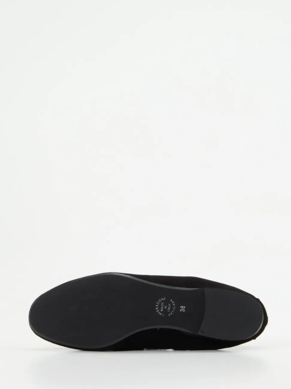 Andrea Puccini – Slipper aus Veloursleder schwarz
