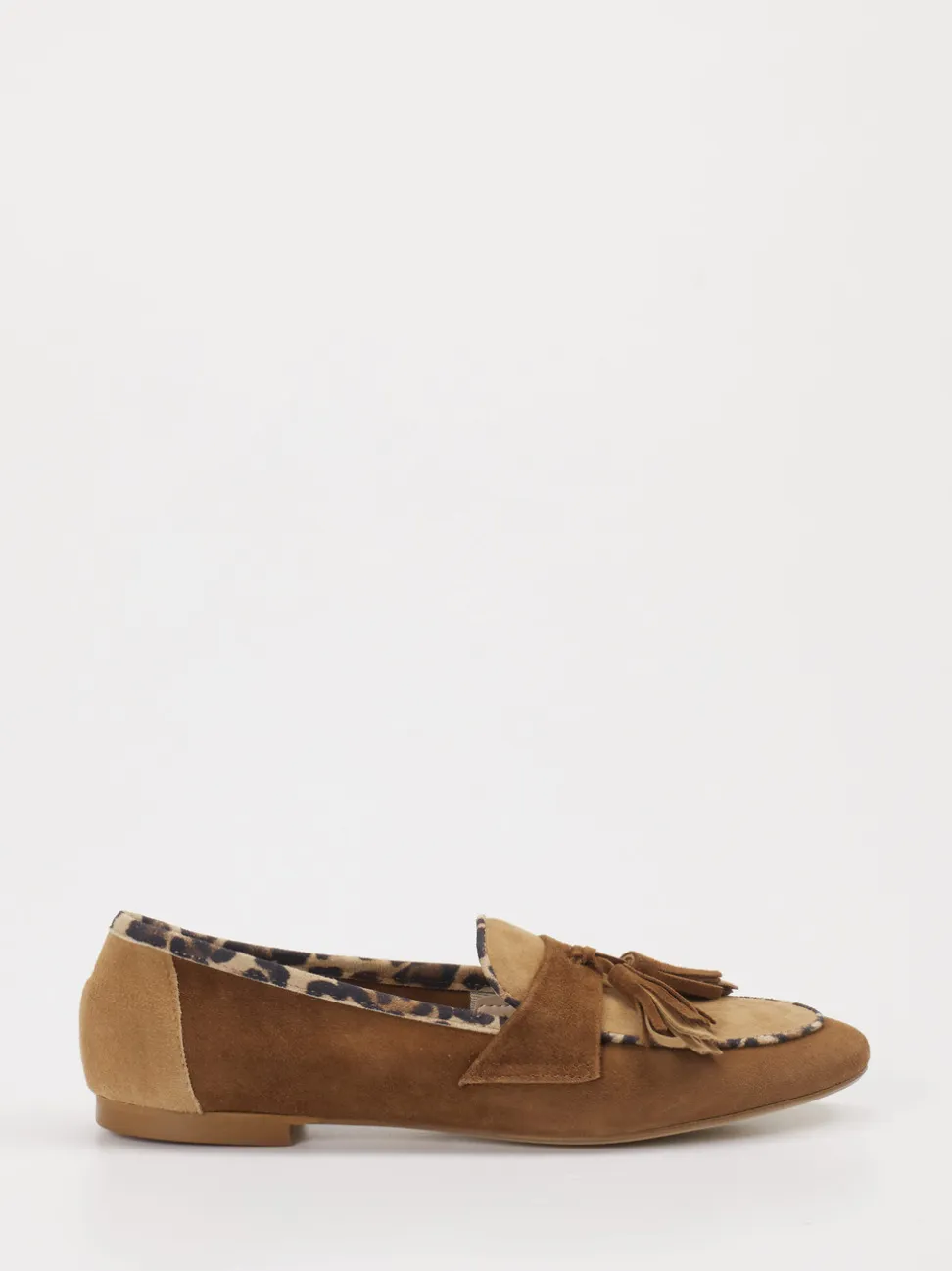 Andrea Puccini – Slipper aus Veloursleder braun