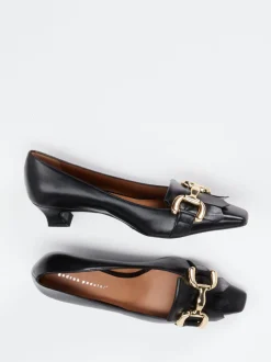 Andrea Puccini – Slipper aus Lammleder Schwarz