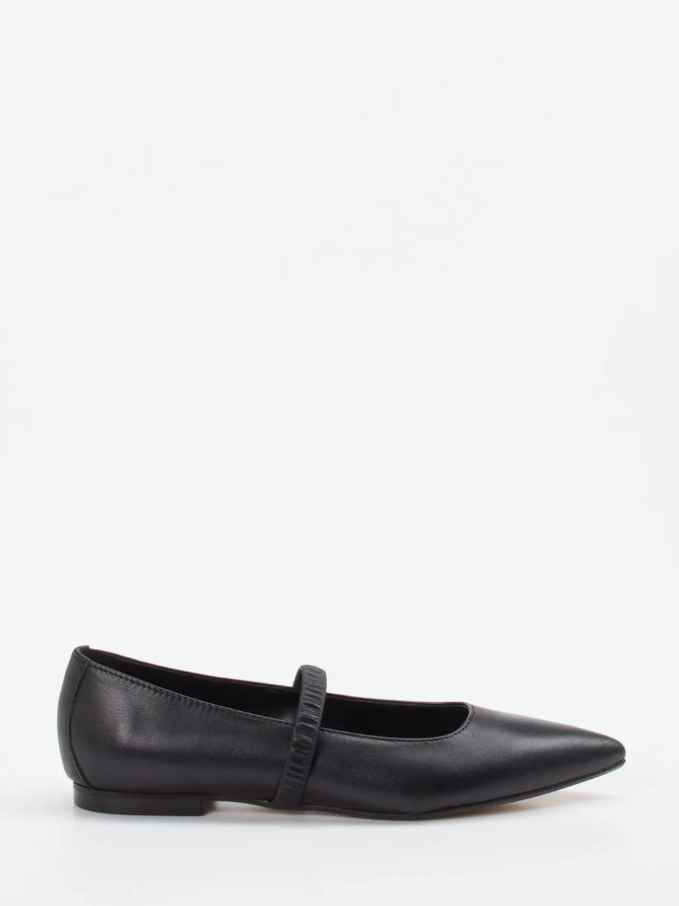 Andrea Puccini – Spangenpumps aus Lammleder Schwarz