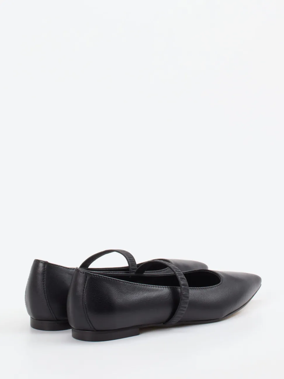 Andrea Puccini – Spangenpumps aus Lammleder Schwarz
