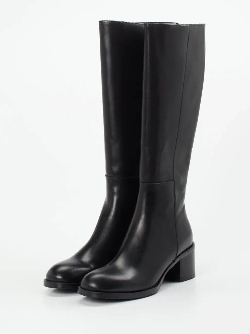 Andrea Puccini – Stiefel aus Kalbleder Schwarz