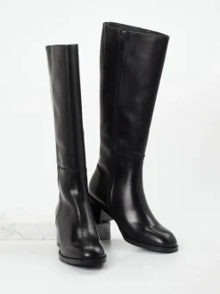 Andrea Puccini – Stiefel aus Kalbleder Schwarz