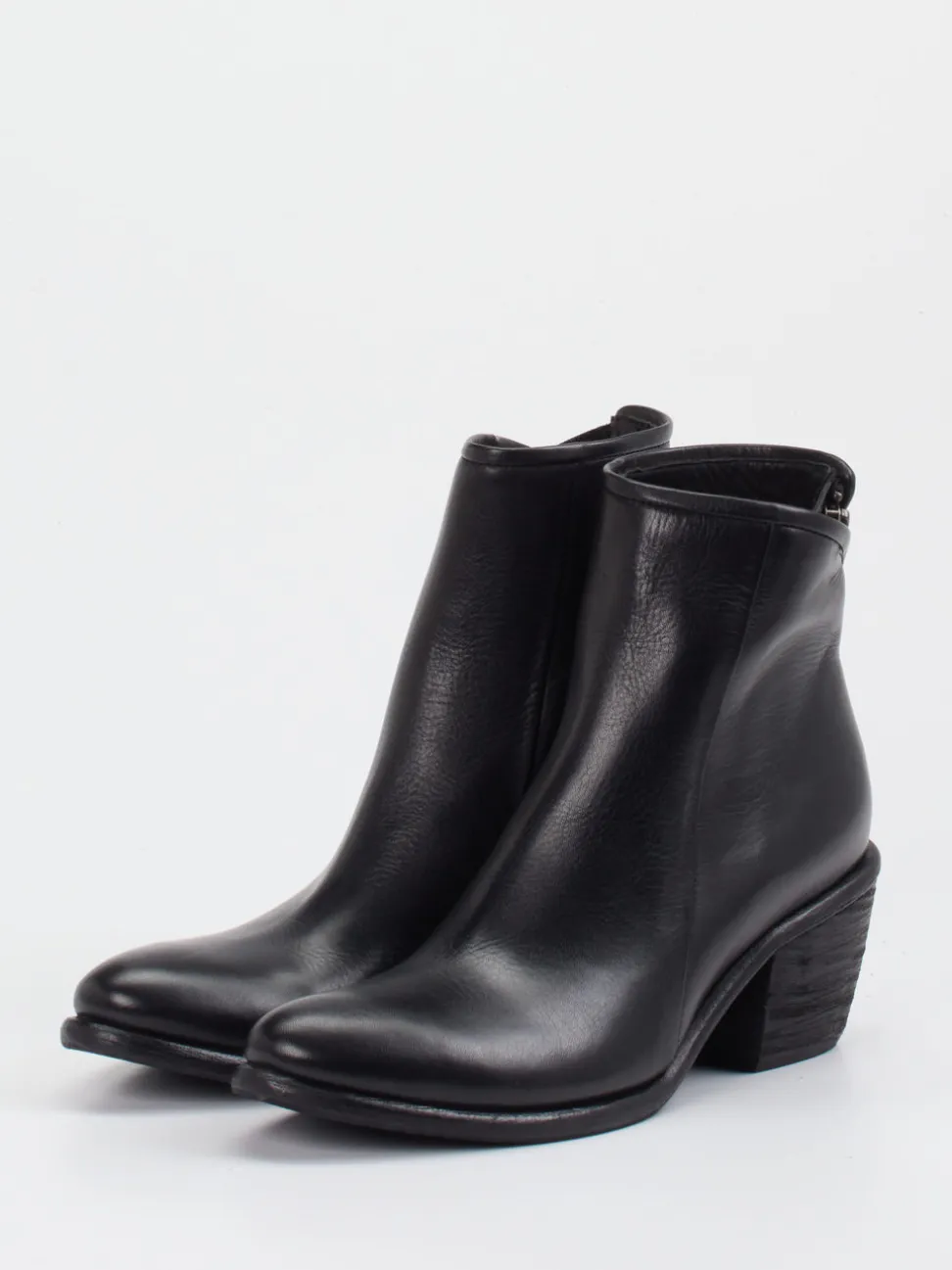 Andrea Puccini – Stiefeletten aus Kalbleder Schwarz