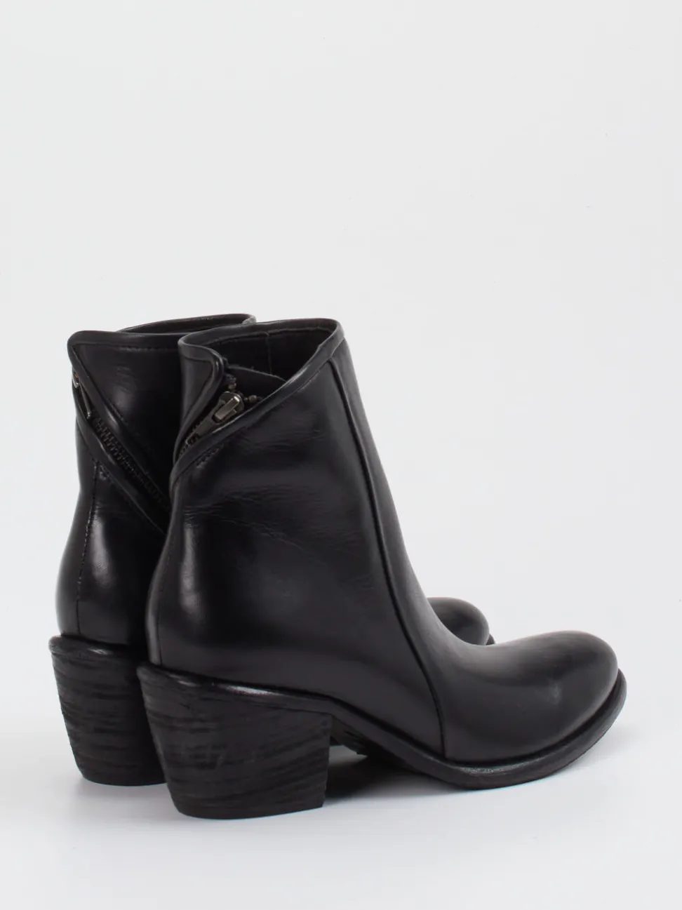 Andrea Puccini – Stiefeletten aus Kalbleder Schwarz
