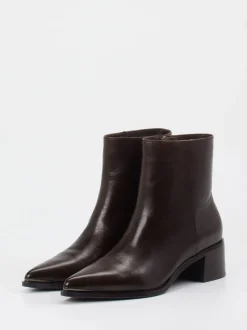 Andrea Puccini – Stiefelette aus Lammleder Dunkelbraun