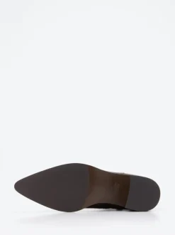 Andrea Puccini – Stiefelette aus Lammleder Dunkelbraun
