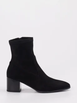 Andrea Puccini – Stiefelette aus Stretch in Schwarz