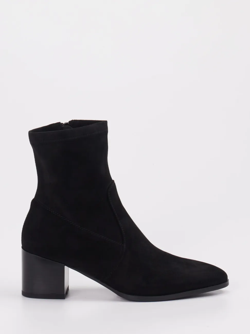Andrea Puccini – Stiefelette aus Stretch in Schwarz