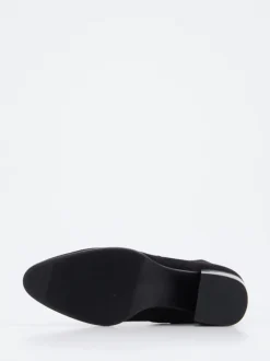 Andrea Puccini – Stiefelette aus Stretch in Schwarz