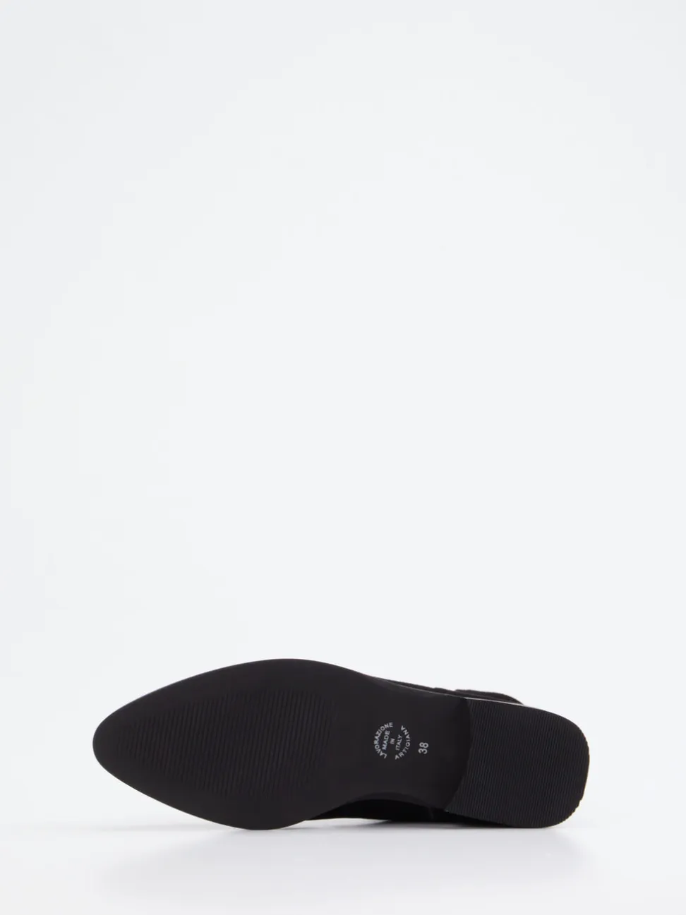 Andrea Puccini – Stiefeletten aus Veloursleder schwarz