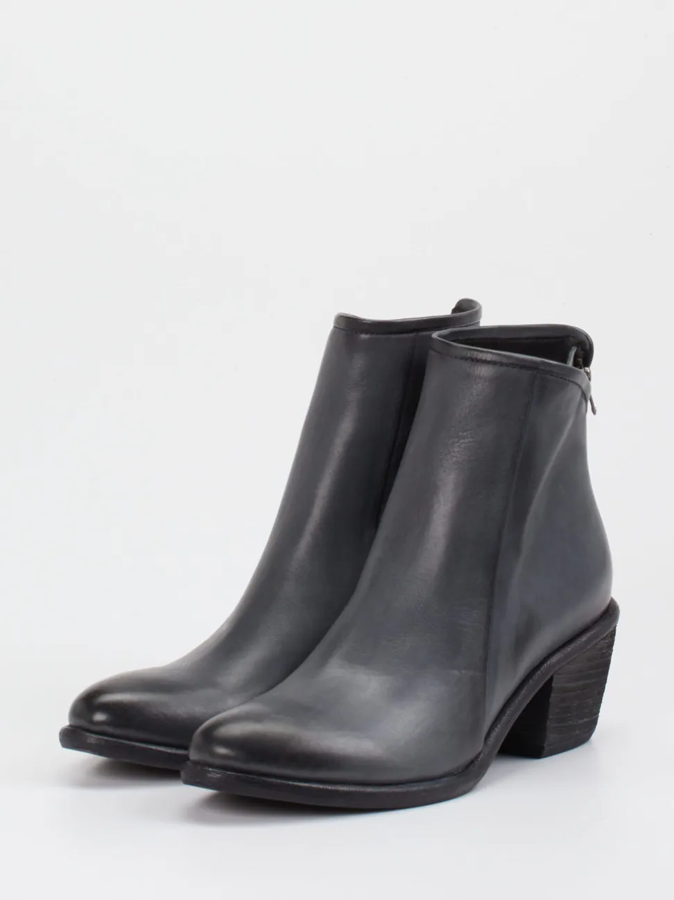Andrea Puccini – Stiefeletten aus Kalbleder navyblau