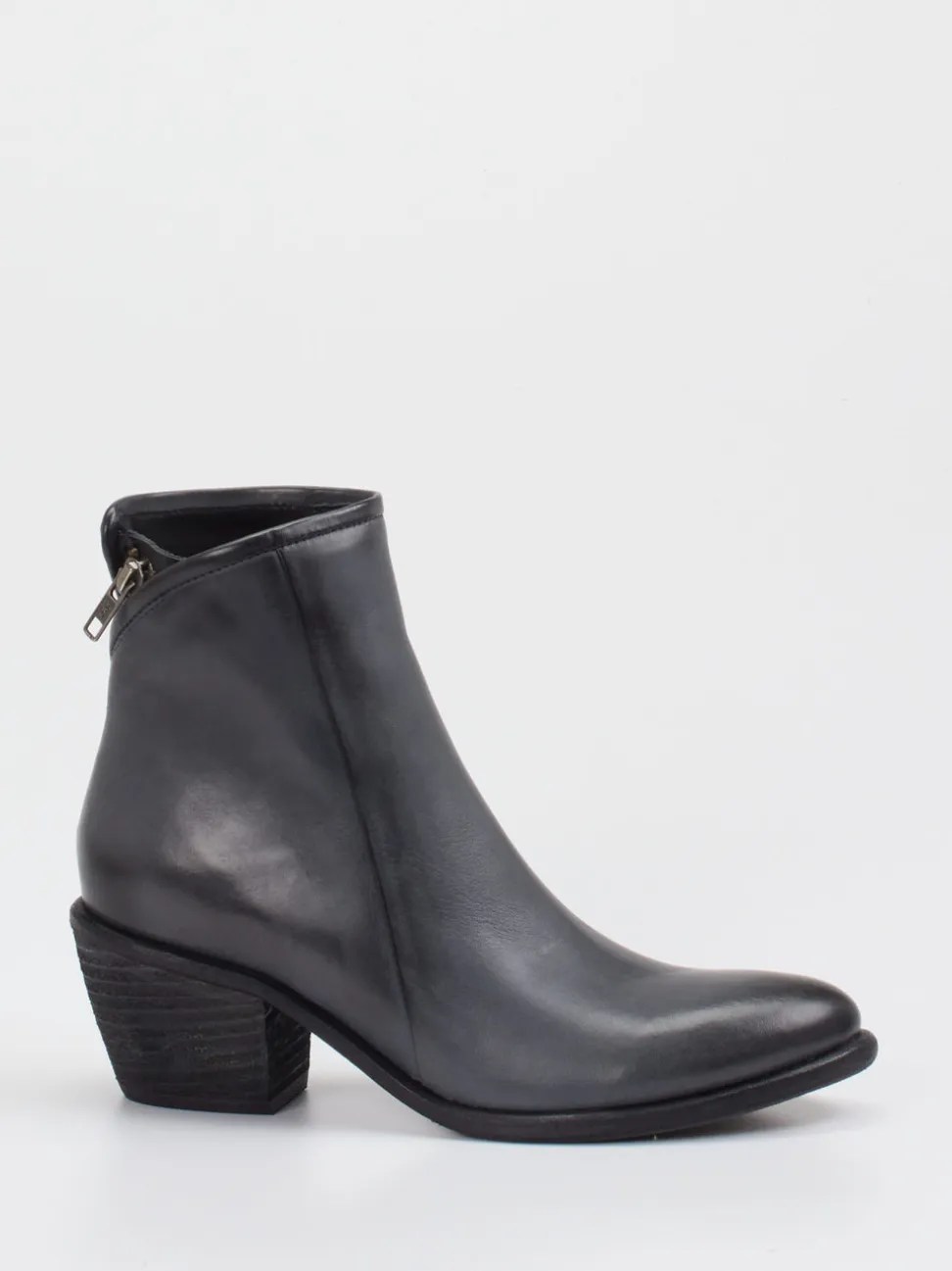 Andrea Puccini – Stiefeletten aus Kalbleder navyblau