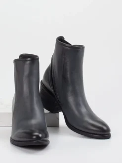 Andrea Puccini – Stiefeletten aus Kalbleder navyblau