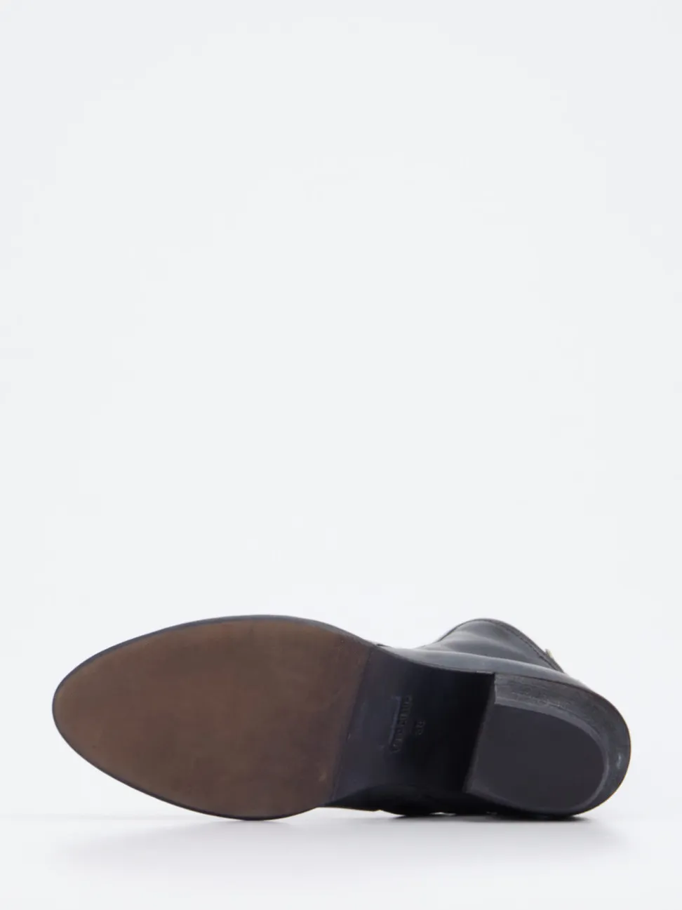 Andrea Puccini – Stiefeletten aus Kalbleder navyblau