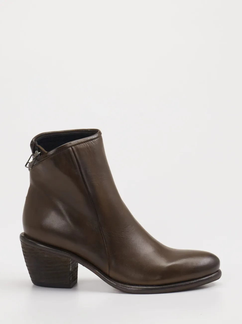 Andrea Puccini – Stiefelette aus Leder in Dunkelbraun