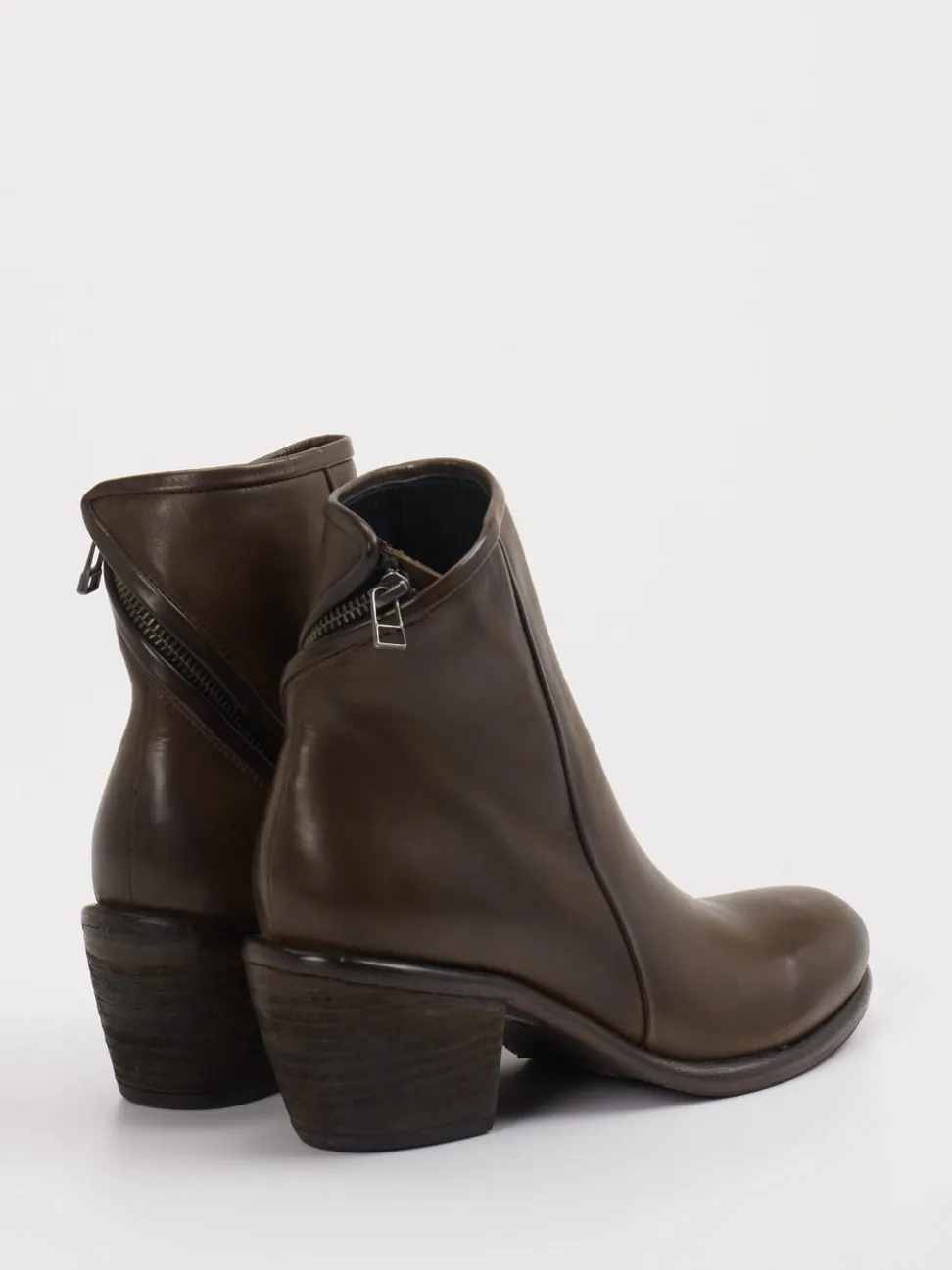 Andrea Puccini – Stiefelette aus Leder in Dunkelbraun
