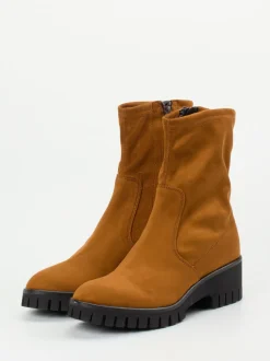 Andrea Puccini – Stiefeletten aus Stretch mit Profilsohle