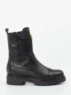 Andrea Puccini – Stiefeletten aus Kalbleder schwarz