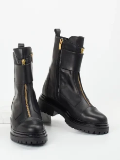 Andrea Puccini – Stiefeletten aus Kalbleder schwarz