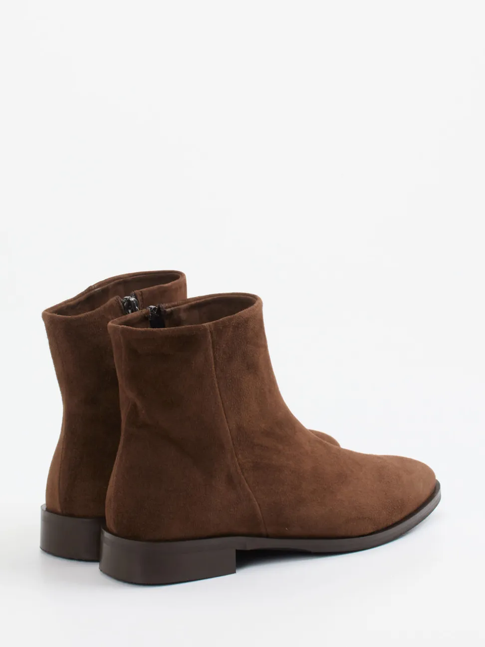 Andrea Puccini – Stiefeletten aus Veloursleder braun