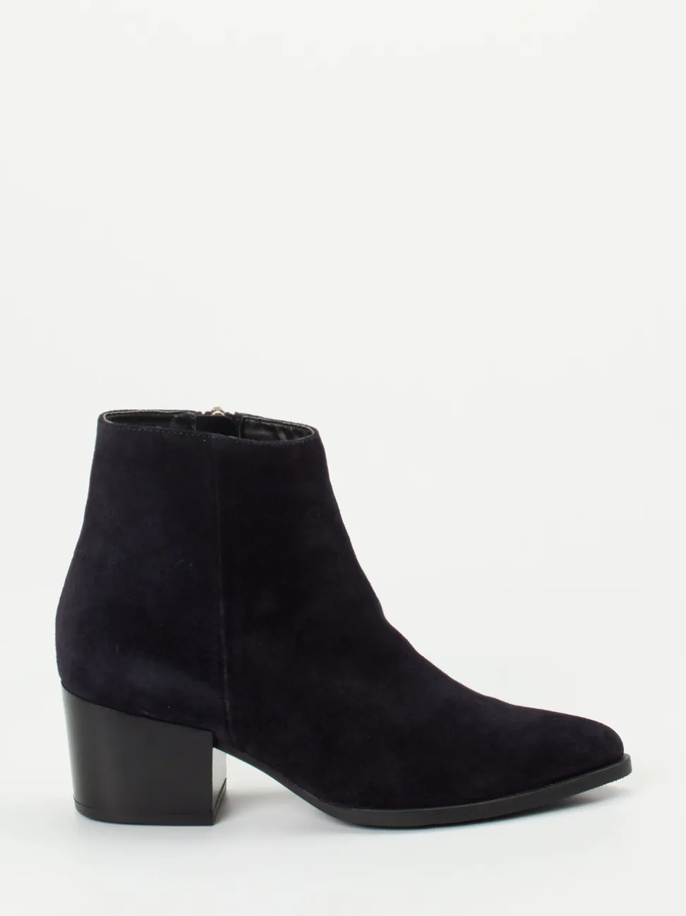 Andrea Sabatini – Ankle Boots aus Veloursleder blau