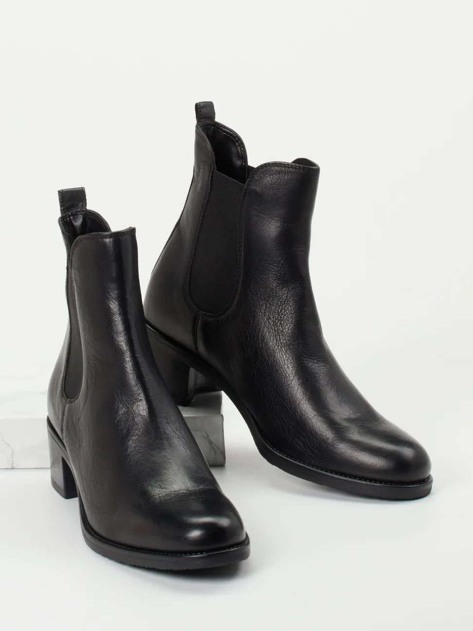Andrea Sabatini – Chelsea Boots aus Kalbleder schwarz