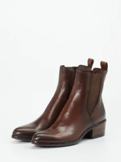 Andrea Sabatini – Chelsea-Stiefelette aus Kalbleder Braun