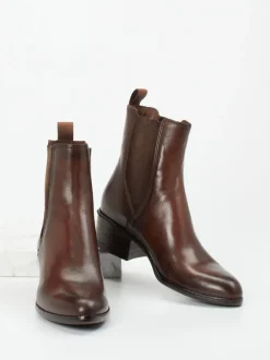 Andrea Sabatini – Chelsea-Stiefelette aus Kalbleder Braun