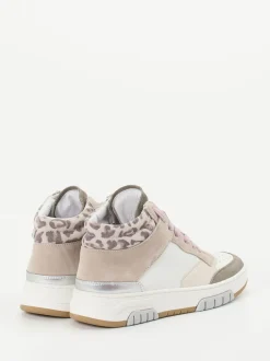 Andrea Sabatini – High-Top Sneaker aus Kalbleder Pastell