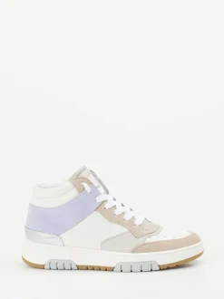 Andrea Sabatini – High-Top Sneaker aus Kalbleder Offwhite