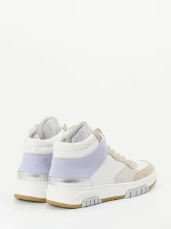 Andrea Sabatini – High-Top Sneaker aus Kalbleder Offwhite