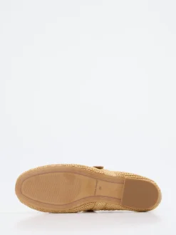 Andrea Sabatini – Mary-Janes aus Flechtleder beige