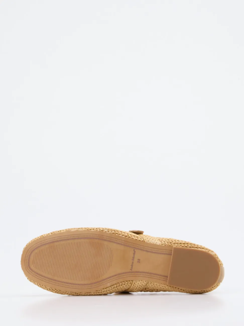 Andrea Sabatini – Mary-Janes aus Flechtleder beige