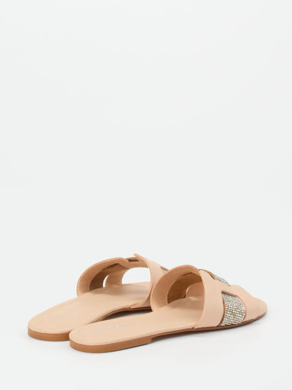 Andrea Sabatini – Pantolette aus Kalbleder Nude-Rosa