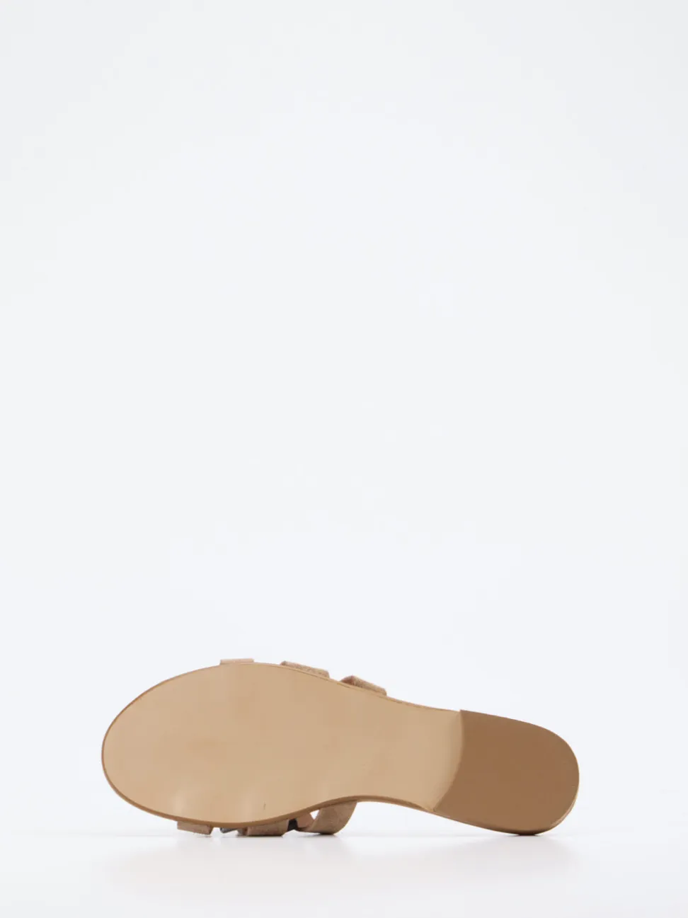 Andrea Sabatini – Pantolette aus Veloursleder Sandbeige