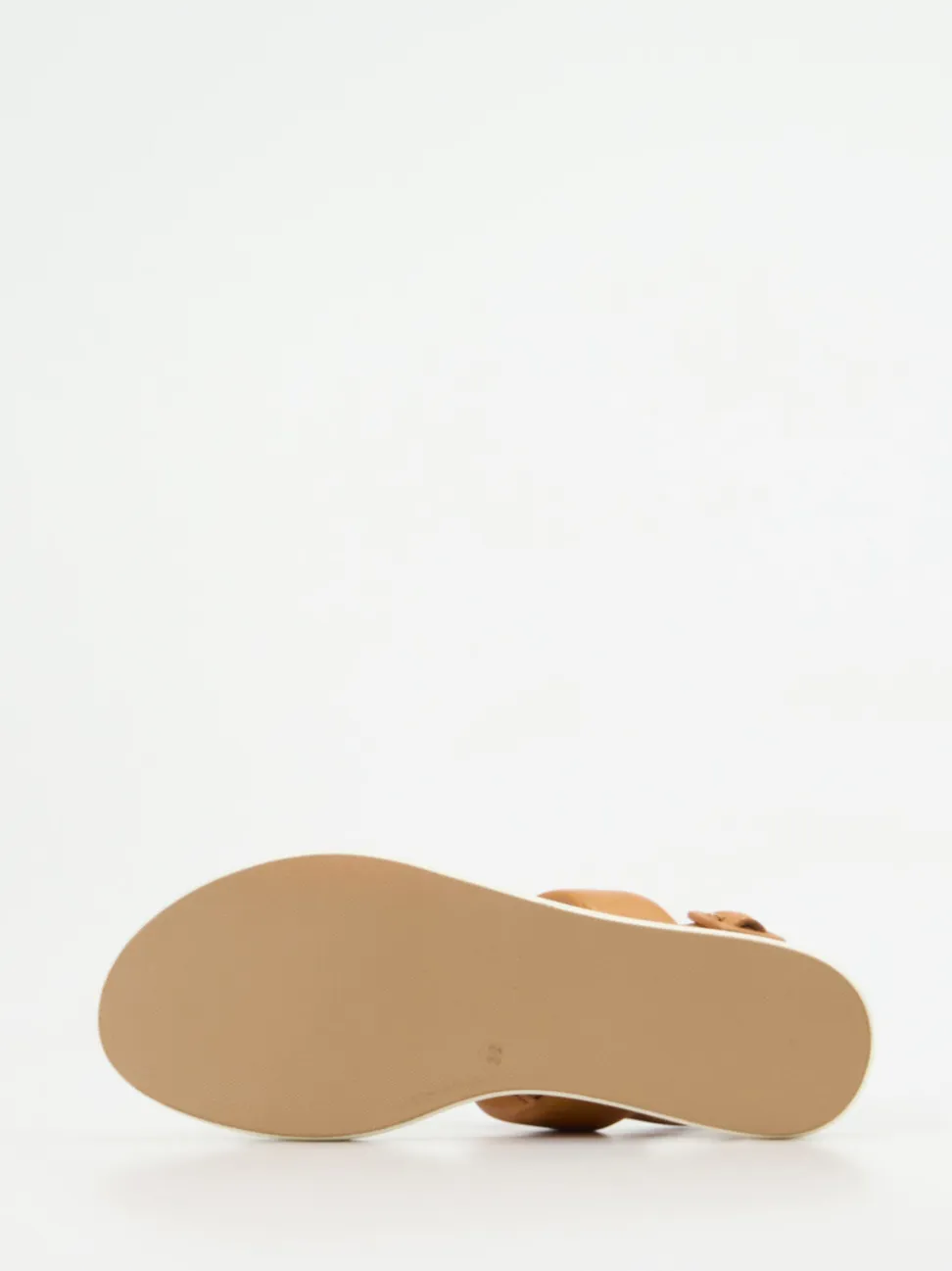 Andrea Sabatini – Plateau-Sandalen aus Kalbleder cognac