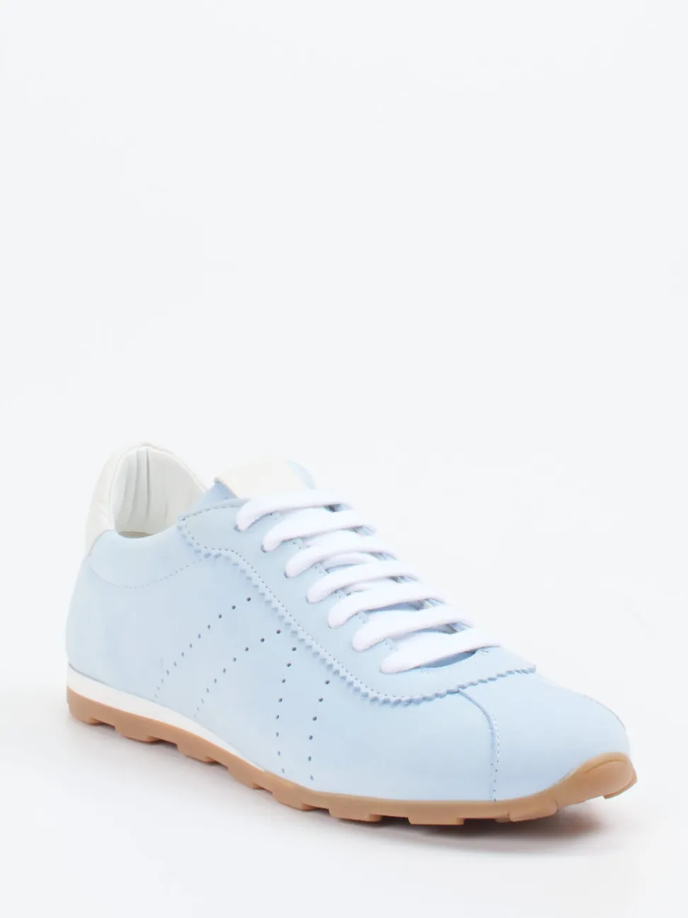 Andrea Sabatini – Retro-Sneaker aus Nubukleder Pastellblau