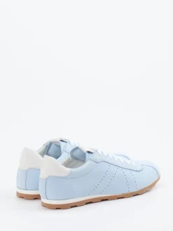 Andrea Sabatini – Retro-Sneaker aus Nubukleder Pastellblau