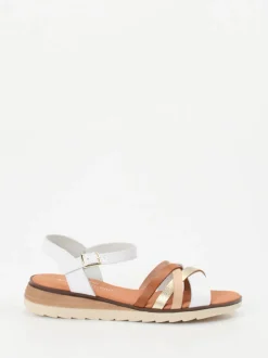Andrea Sabatini – Riemchensandalen aus Leder multicolor