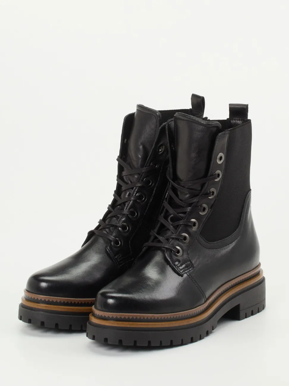 Andrea Sabatini – Schnürboots aus Kalbleder Schwarz