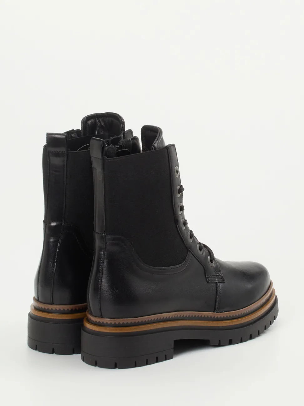 Andrea Sabatini – Schnürboots aus Kalbleder Schwarz