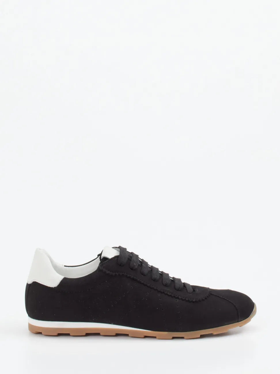Andrea Sabatini – Sneaker aus Nubukleder Schwarz