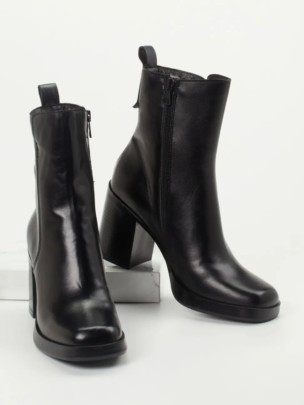 Andrea Sabatini – Stiefeletten aus Kalbleder Schwarz