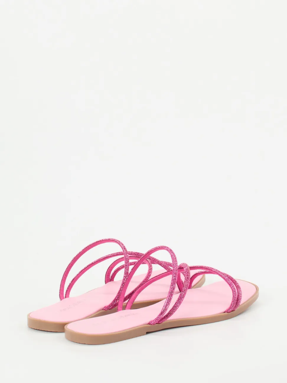 Andrea Sabatini – Zehentrenner aus Metallicleder pink