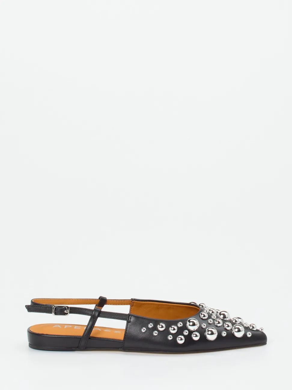 Apepazza – Slingpumps aus Glattleder Schwarz