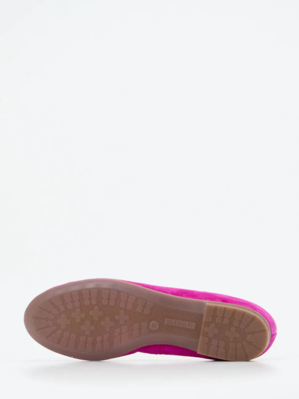 Ara – Ballerinas aus Veloursleder in Pink