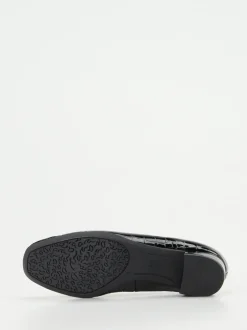 Ara – Blockabsatz-Pumps aus Lackleder Schwarz
