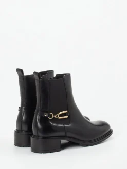 Ara – Chelsea-Stiefelette aus Kalbleder Schwarz