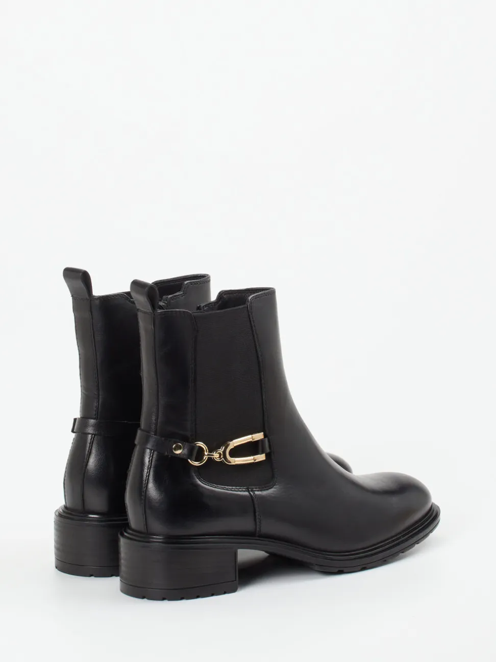 Ara – Chelsea-Stiefelette aus Kalbleder Schwarz